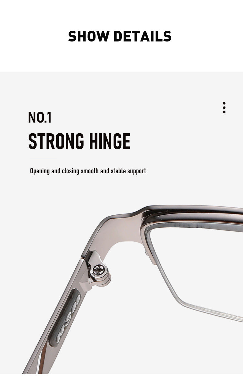 RAHMENLOSE, INTELLIGENTE, FARBWECHSELNDE MULTIFOKALE LESEBRILLE AUS REINEM TITAN