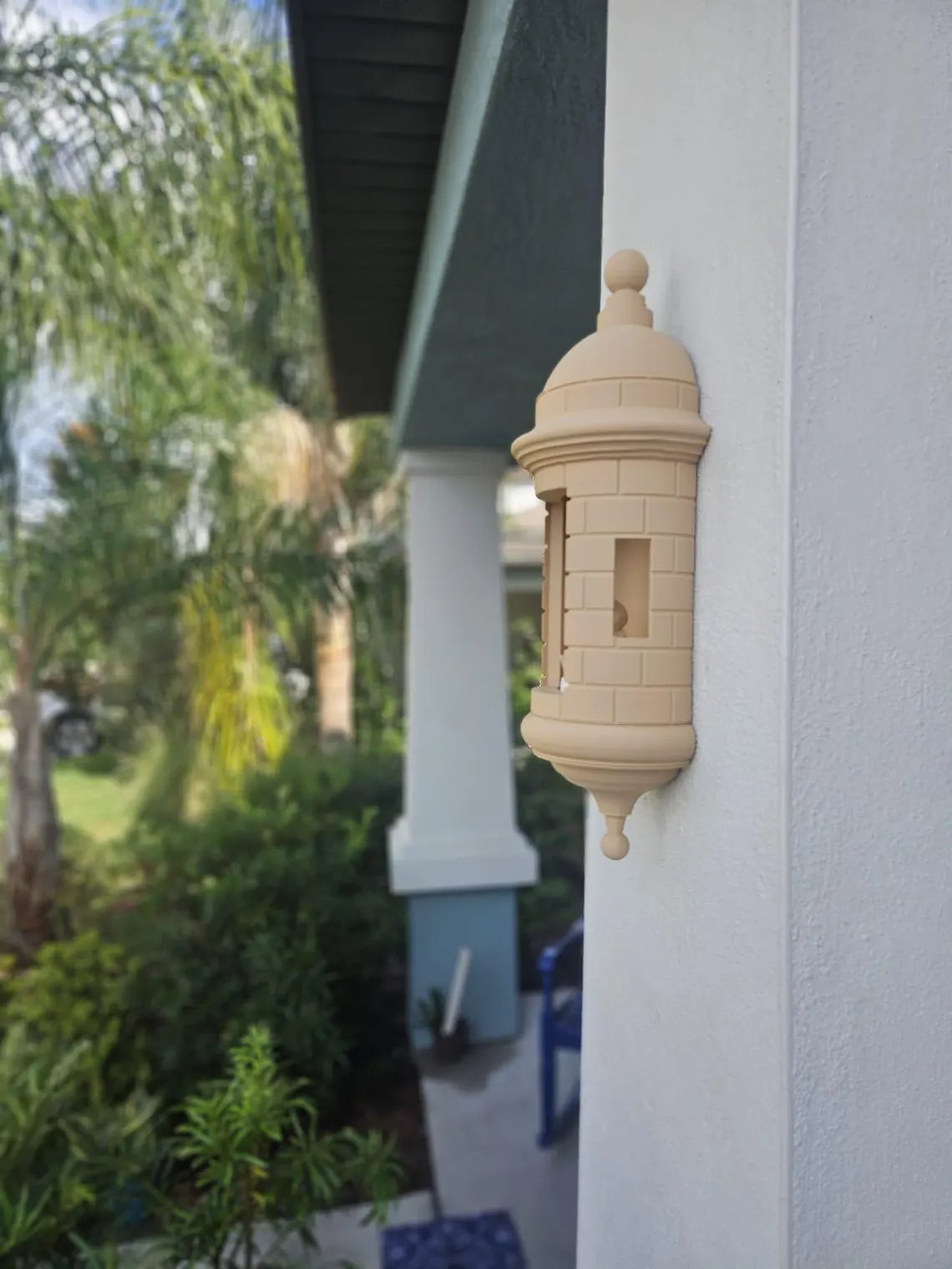 Puertoricanische Garita Wand-Coqui-Lampe