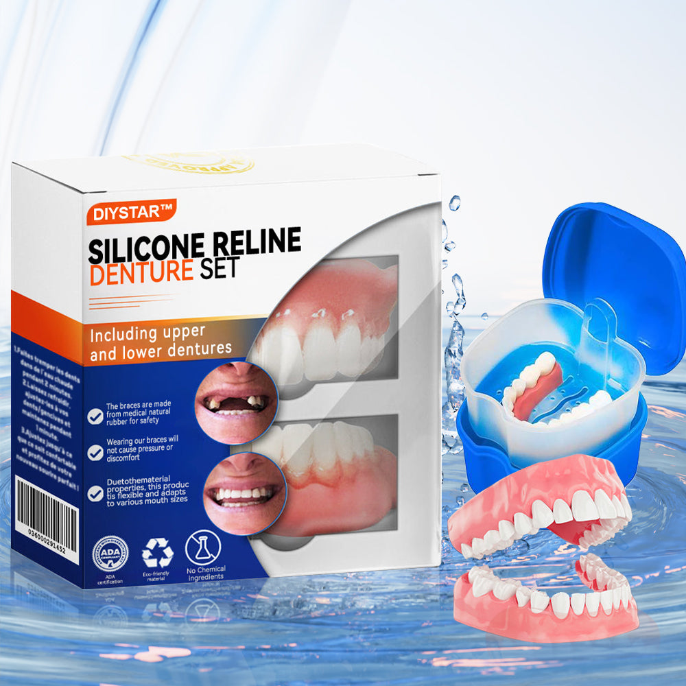DIYSTAR™ Medizinisches Silikon-Zahnprothesenlineal-Set🦷 (👨⚕️ Zertifiziert, CED-konform & von Zahnärzten genehmigt) 🌹