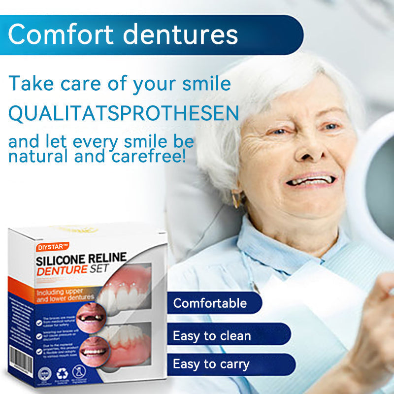 DIYSTAR™ Medizinisches Silikon-Zahnprothesenlineal-Set🦷 (👨⚕️ Zertifiziert, CED-konform & von Zahnärzten genehmigt) 🌹