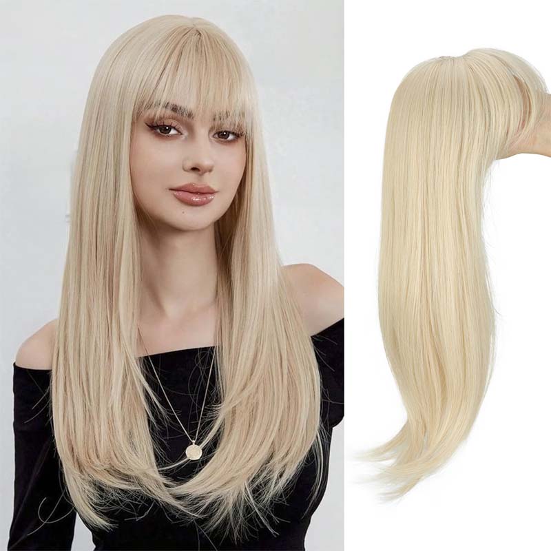 Makelloses, langgestuftes Haarteil für Damen – natürliches Volumen, ultradünne Basis, sofortiger Chic, jugendlicher Look