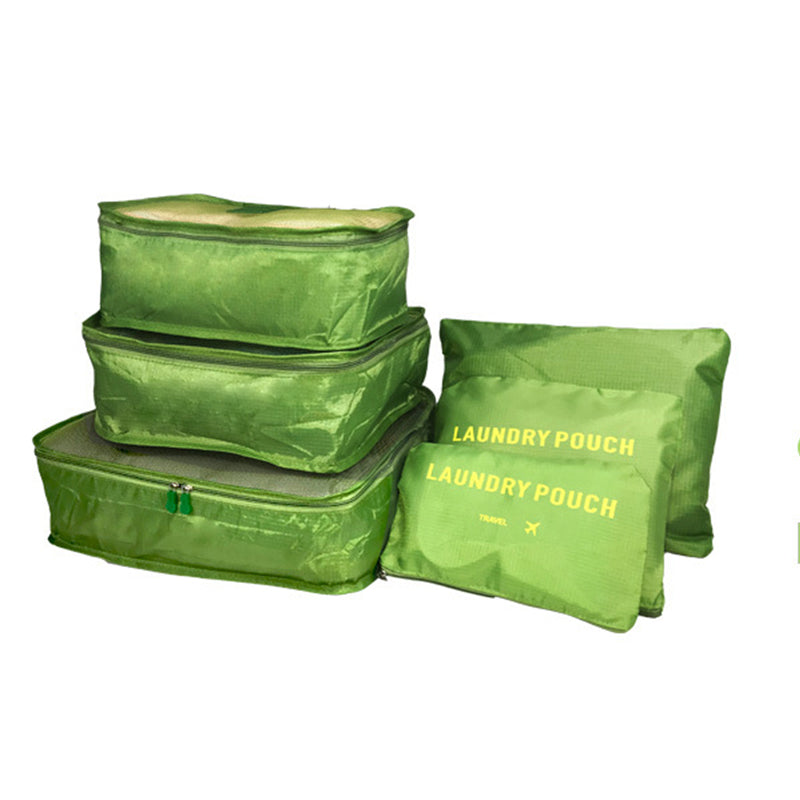 Tragbare Packwürfel für Gepäck - 6 Stück
