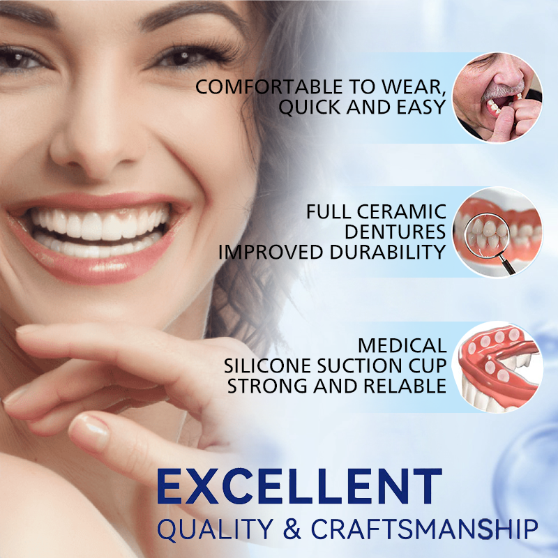 DIYSTAR™ Medizinisches Silikon-Zahnprothesenlineal-Set🦷 (👨⚕️ Zertifiziert, CED-konform & von Zahnärzten genehmigt) 🌹