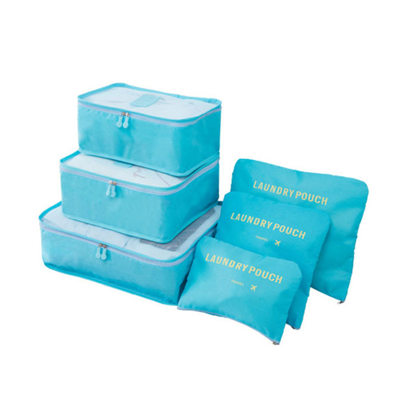 Tragbare Packwürfel für Gepäck - 6 Stück