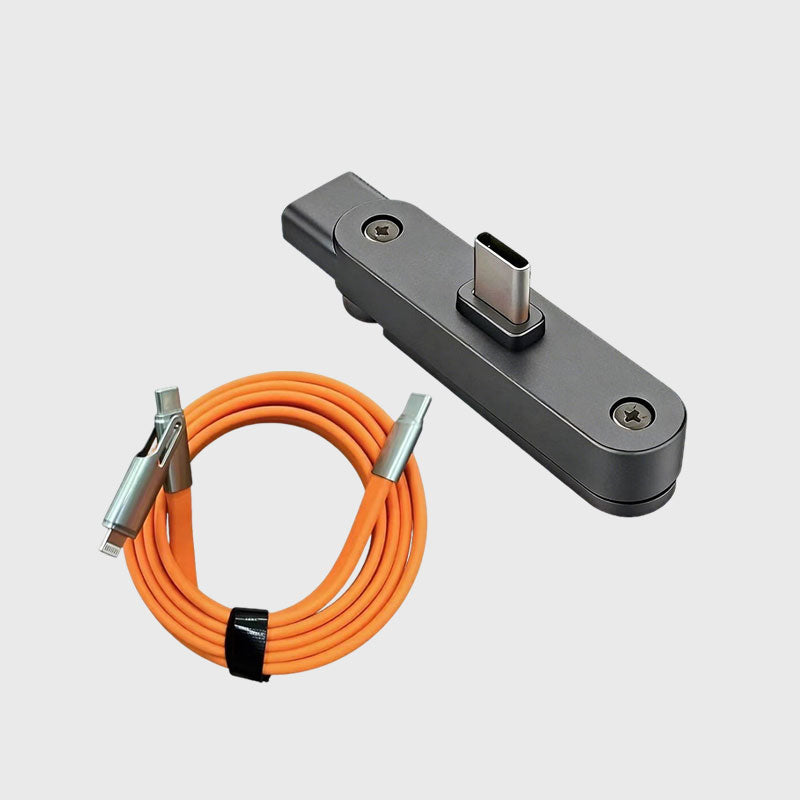Der ultimative 240-W-Hybrid-Adapter „Power-Stand“ ⚡: die All-in-One-Lösung für Schnellladen und Bildschirmdarstellung