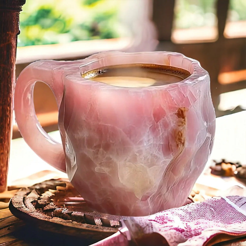 Kaffeetasse aus Mineralkristallimita