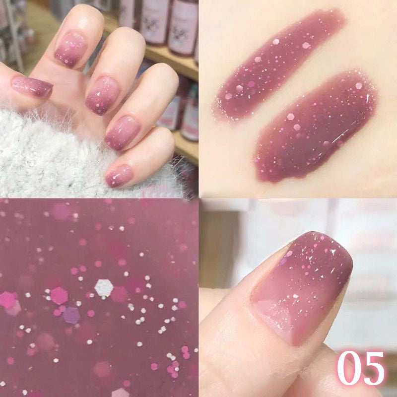 Abreißbarer Nagellack auf Wasserbasis ohne Backen