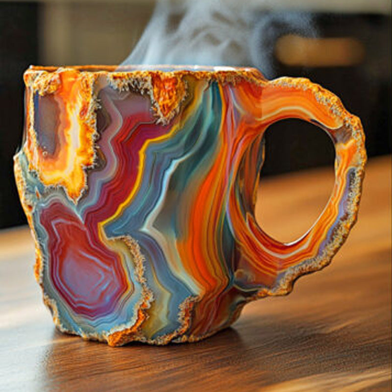 Kaffeetasse aus Mineralkristallimita
