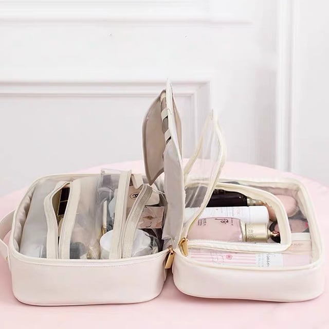 đ„ ToalettvĂ€ska med flera fack KosmetikavĂ€ska/đ„ Kulturtasche mit mehreren FĂ€chern Kosmetiktasche