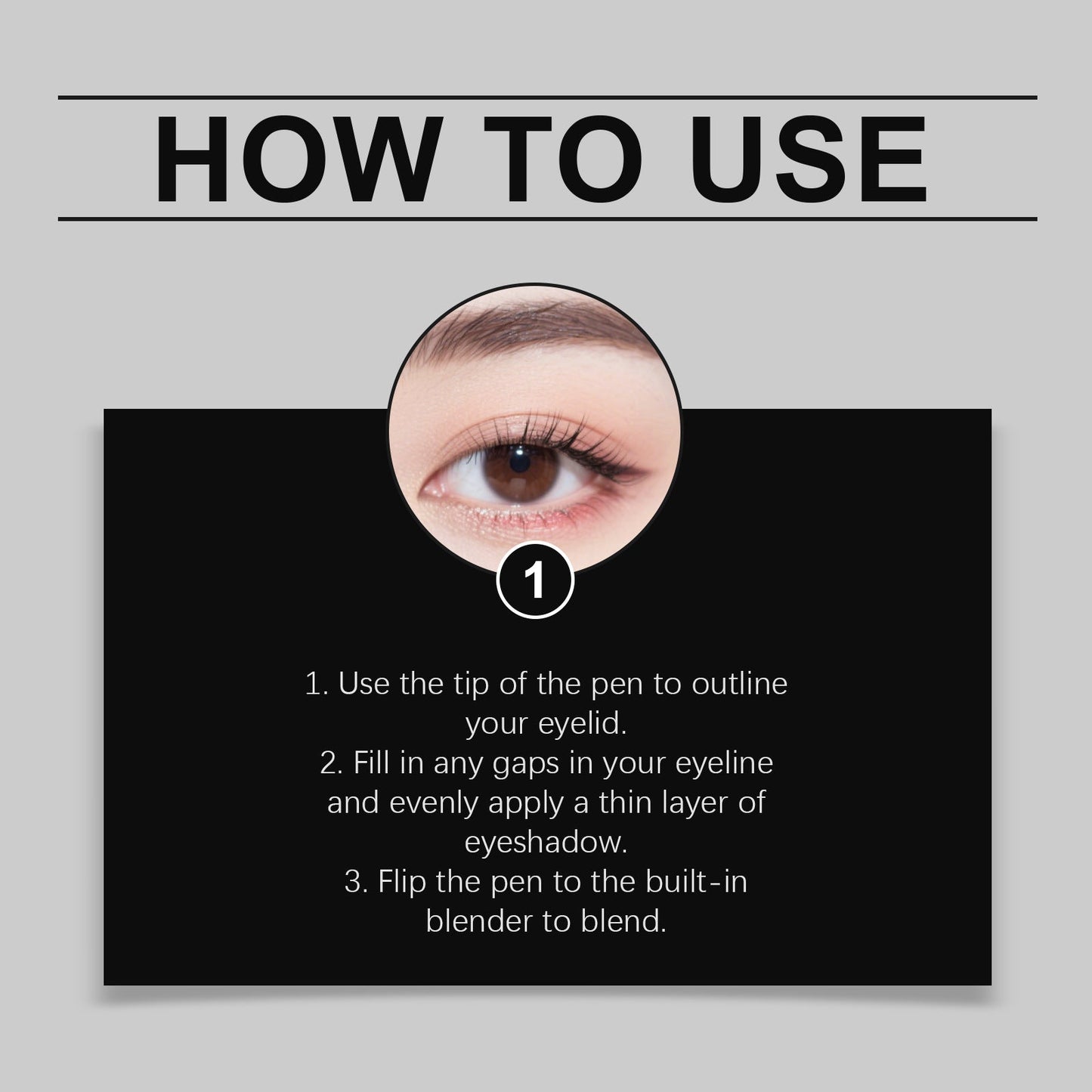 2-in-1 Eyeliner & Lidschatten Pen