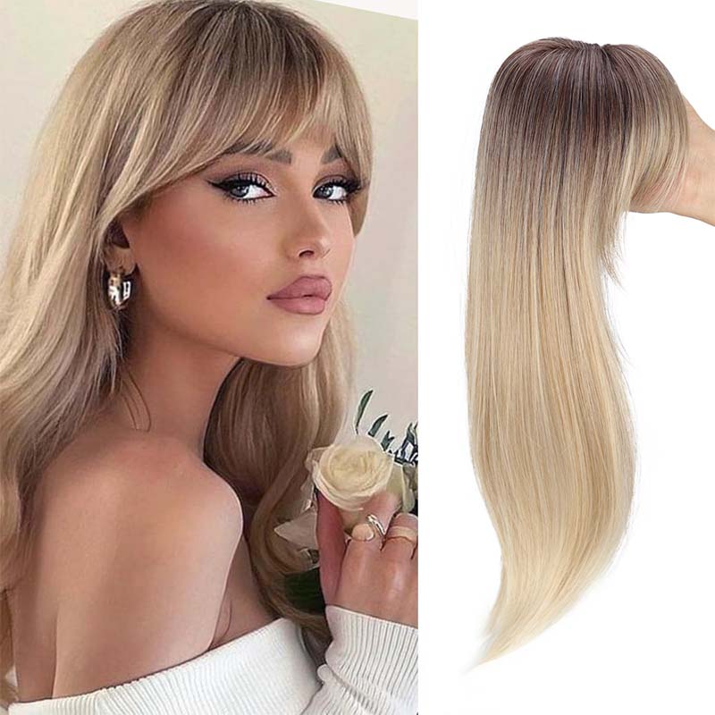 Makelloses, langgestuftes Haarteil für Damen – natürliches Volumen, ultradünne Basis, sofortiger Chic, jugendlicher Look