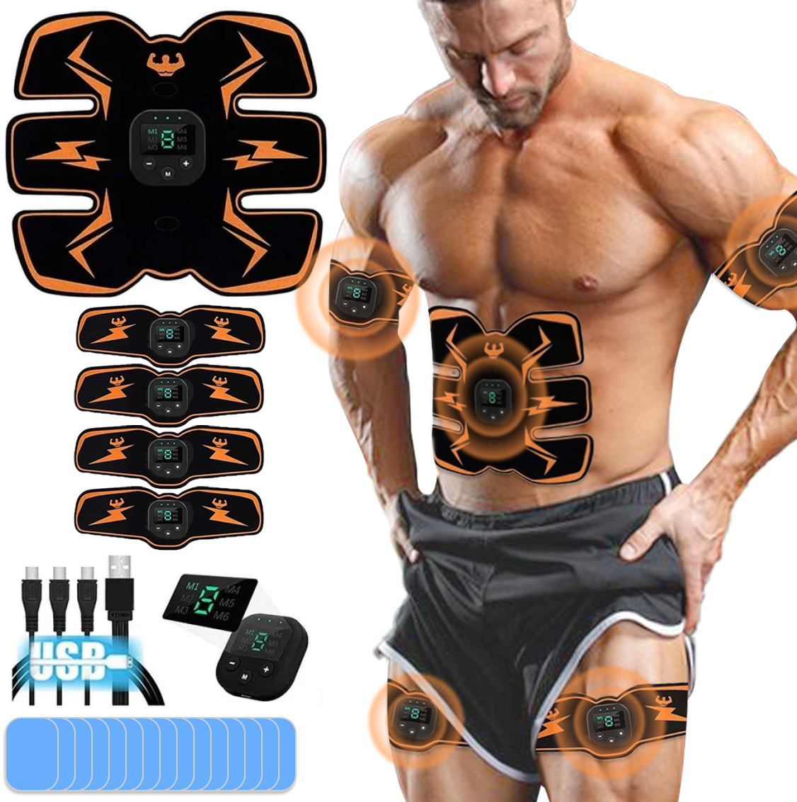 Power-Bauchmuskelstimulator