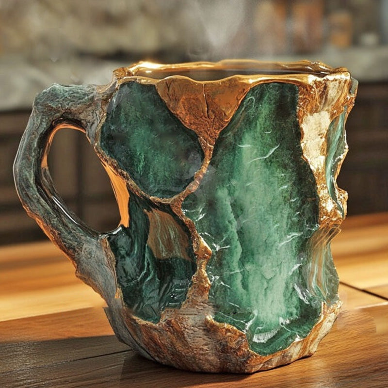 Kaffeetasse aus Mineralkristallimita