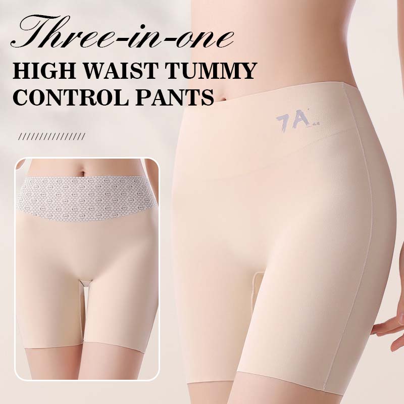Damen-Unterwäsche aus Eisseide mit hoher Taille und Bauchkontrolle