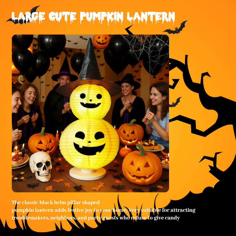 🎃Zusammenklappbare, leuchtende, gestapelte Kürbisse