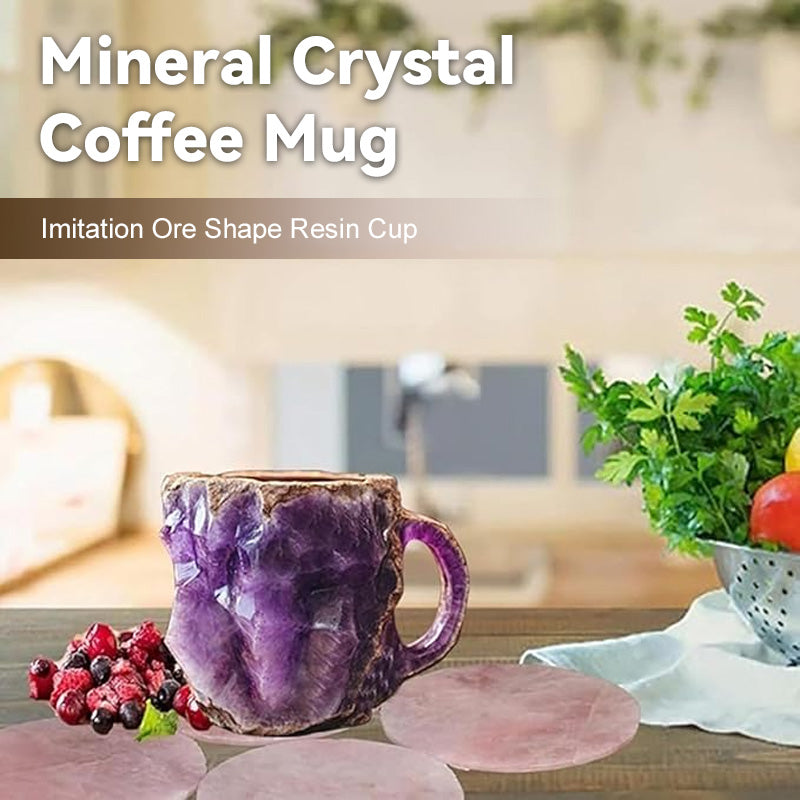 Kaffeetasse aus Mineralkristallimita