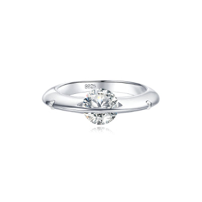 S925 Sterling Silber Planeten Drehring