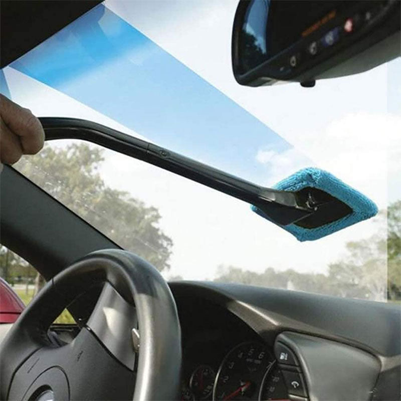 Autoscheiben mit Mikrofaser reinigen