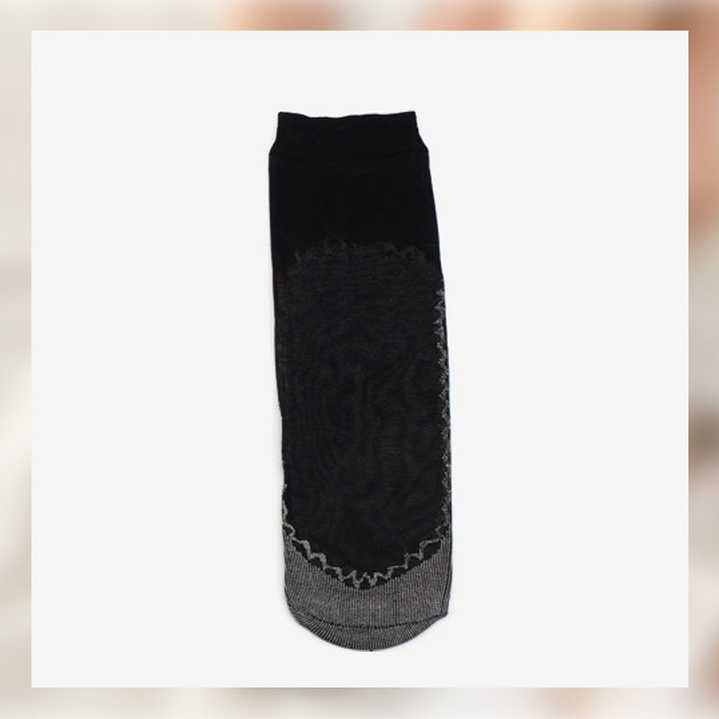 Unsichtbare Rutschfeste Kristallseidensocken