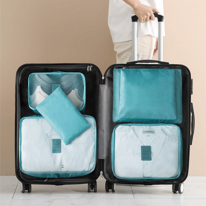 Tragbare Packwürfel für Gepäck - 6 Stück