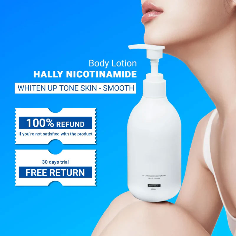 Original Hally Niacinamide Whitening Body Lotion