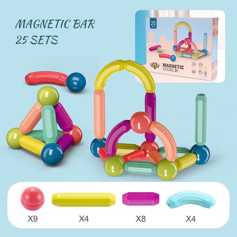Pädagogische Magnet-Bauklötze