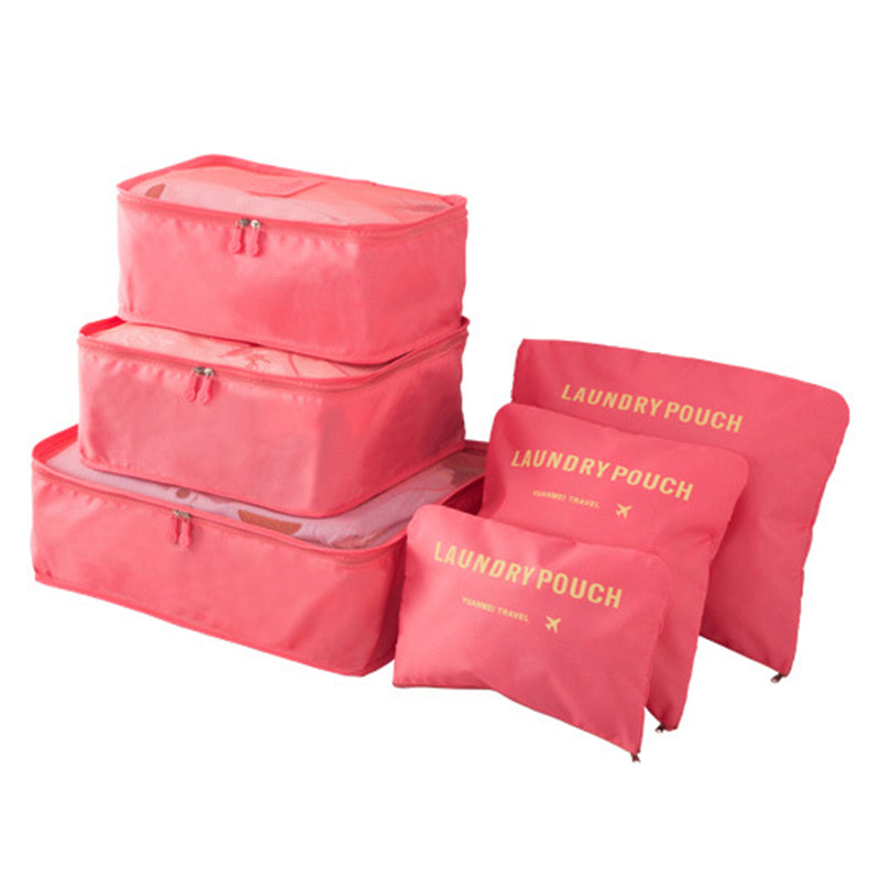 Tragbare Packwürfel für Gepäck - 6 Stück
