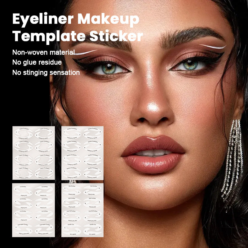 Lidschatten/Eyeliner Make-up-Vorlagenaufkleber