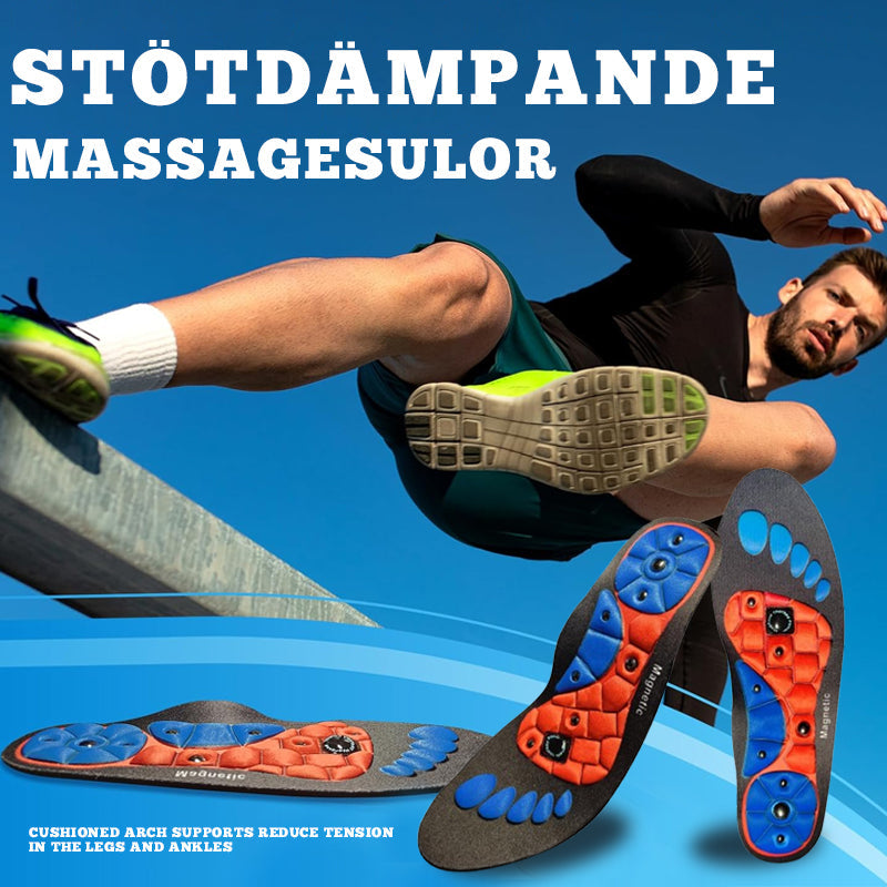 Fußmassage-Einlegesohlen/Stoßdämpfende Massage-Einlegesohlen