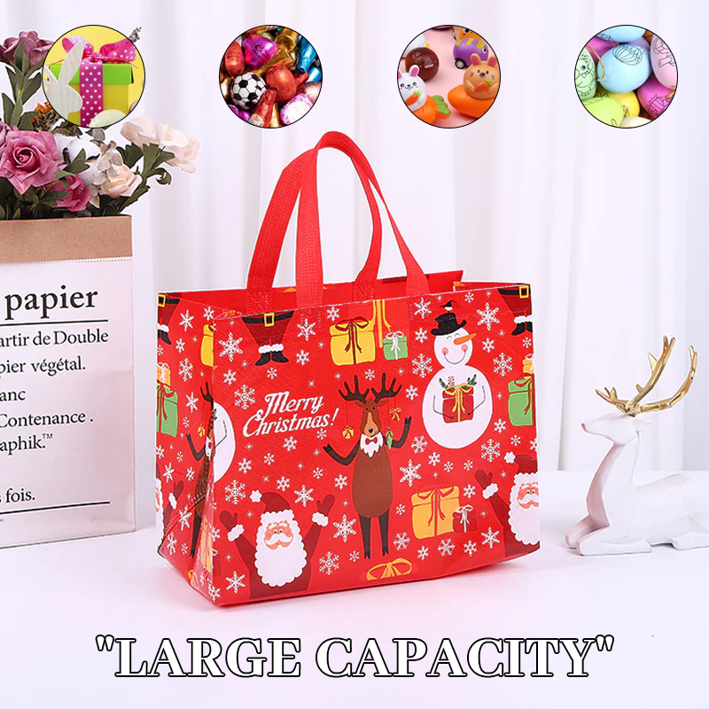 🎄 Yuletide Carry – Große wiederverwendbare Weihnachtsgeschenktasche 🛍️