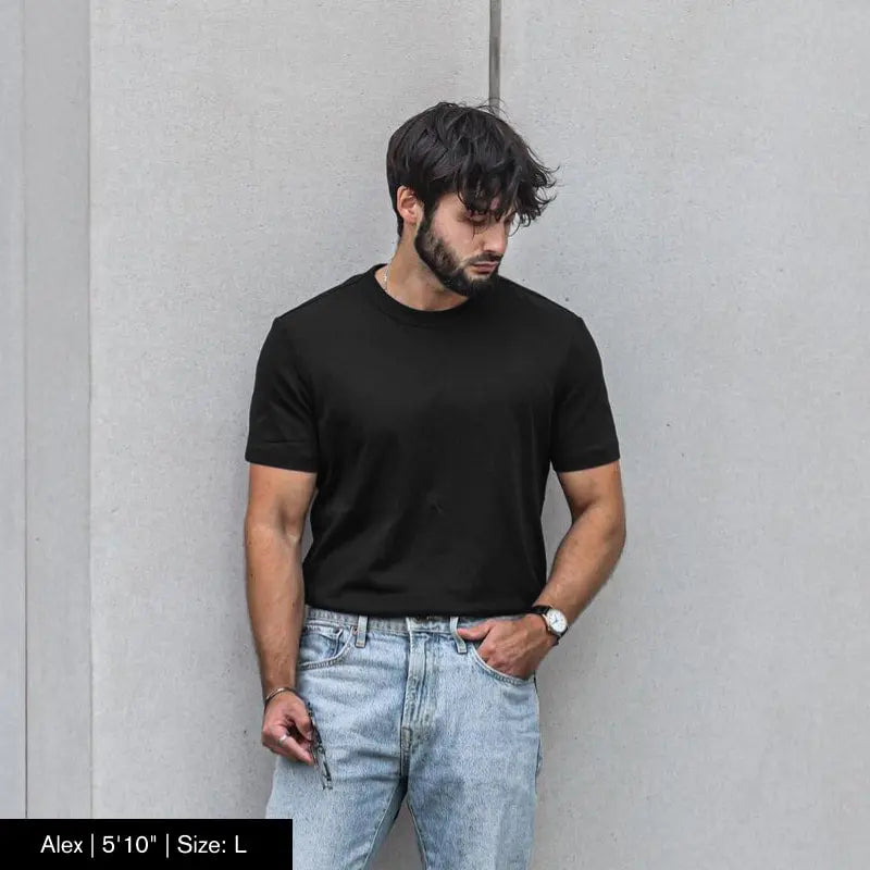 Ice Silk Herren Kurzarm-T-Shirt