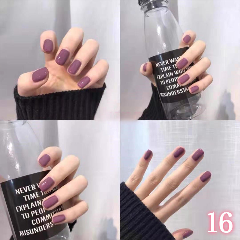 Abreißbarer Nagellack auf Wasserbasis ohne Backen