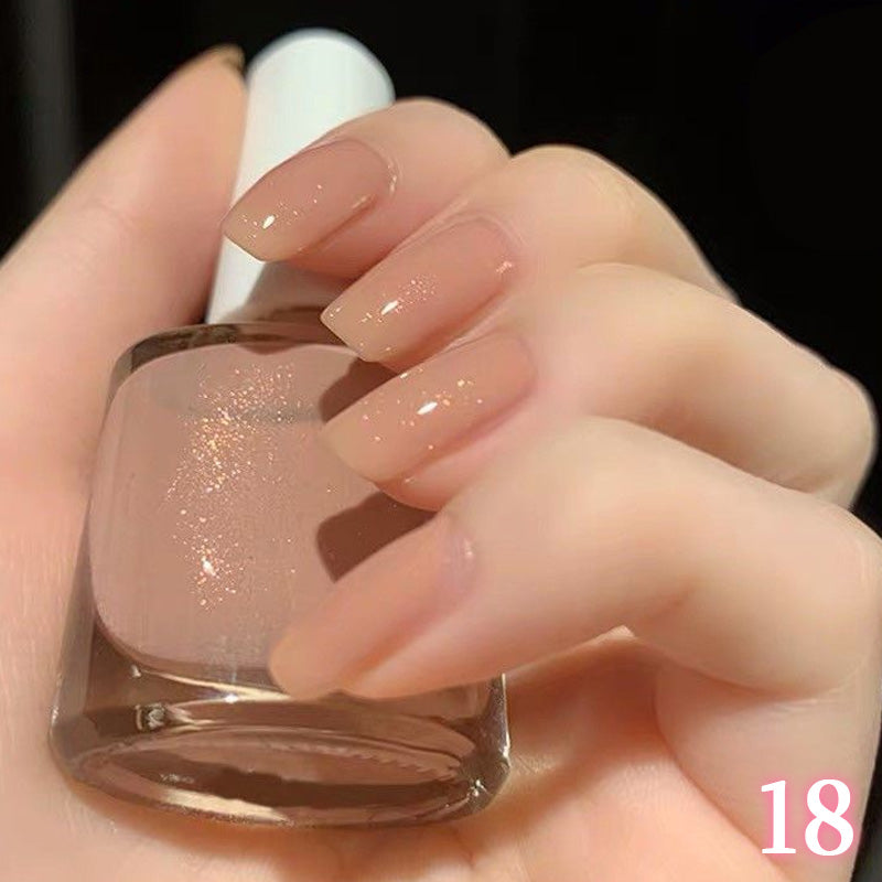 Abreißbarer Nagellack auf Wasserbasis ohne Backen