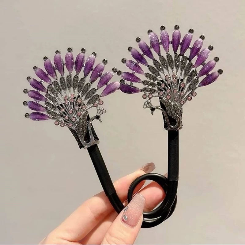 🦚 Mode Retro-Rikkonkko-Haarzubehör/🦚Fashionable Retro Pfauen Haarzubehör