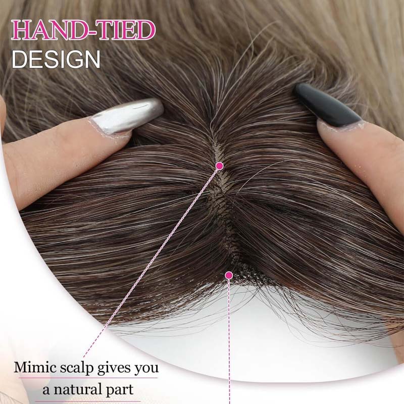 Makelloses, langgestuftes Haarteil für Damen – natürliches Volumen, ultradünne Basis, sofortiger Chic, jugendlicher Look
