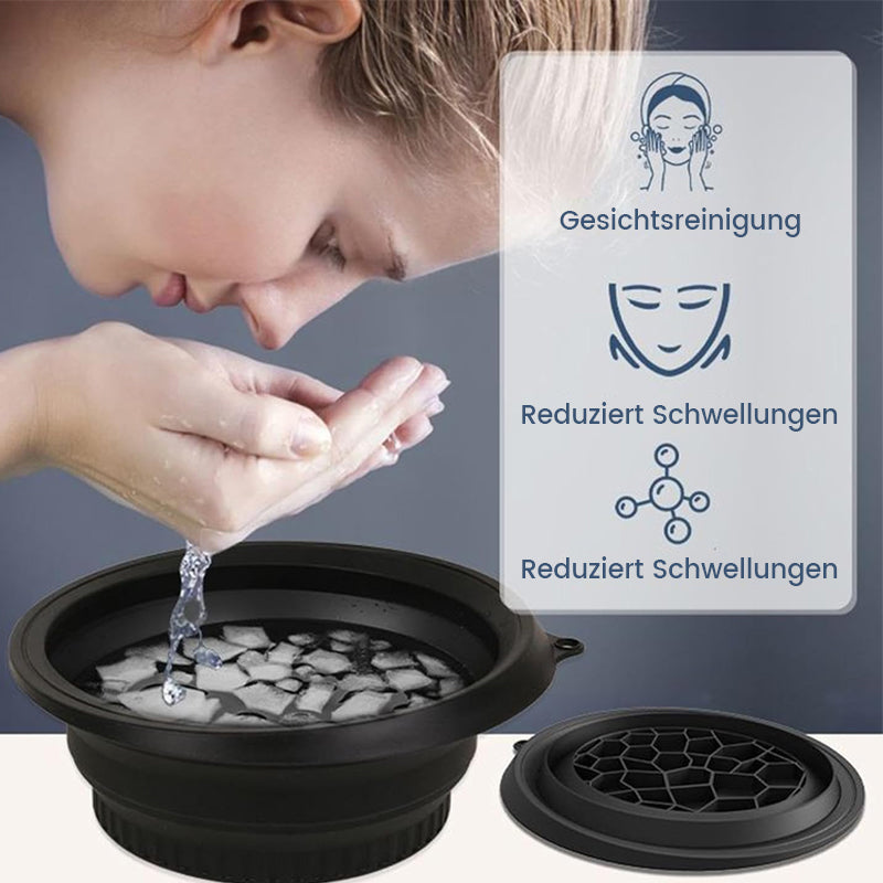 Faltbares Silikonwaschbecken