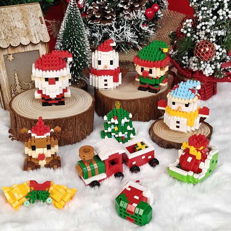 Weihnachts-Adventskalender-Bausteinset