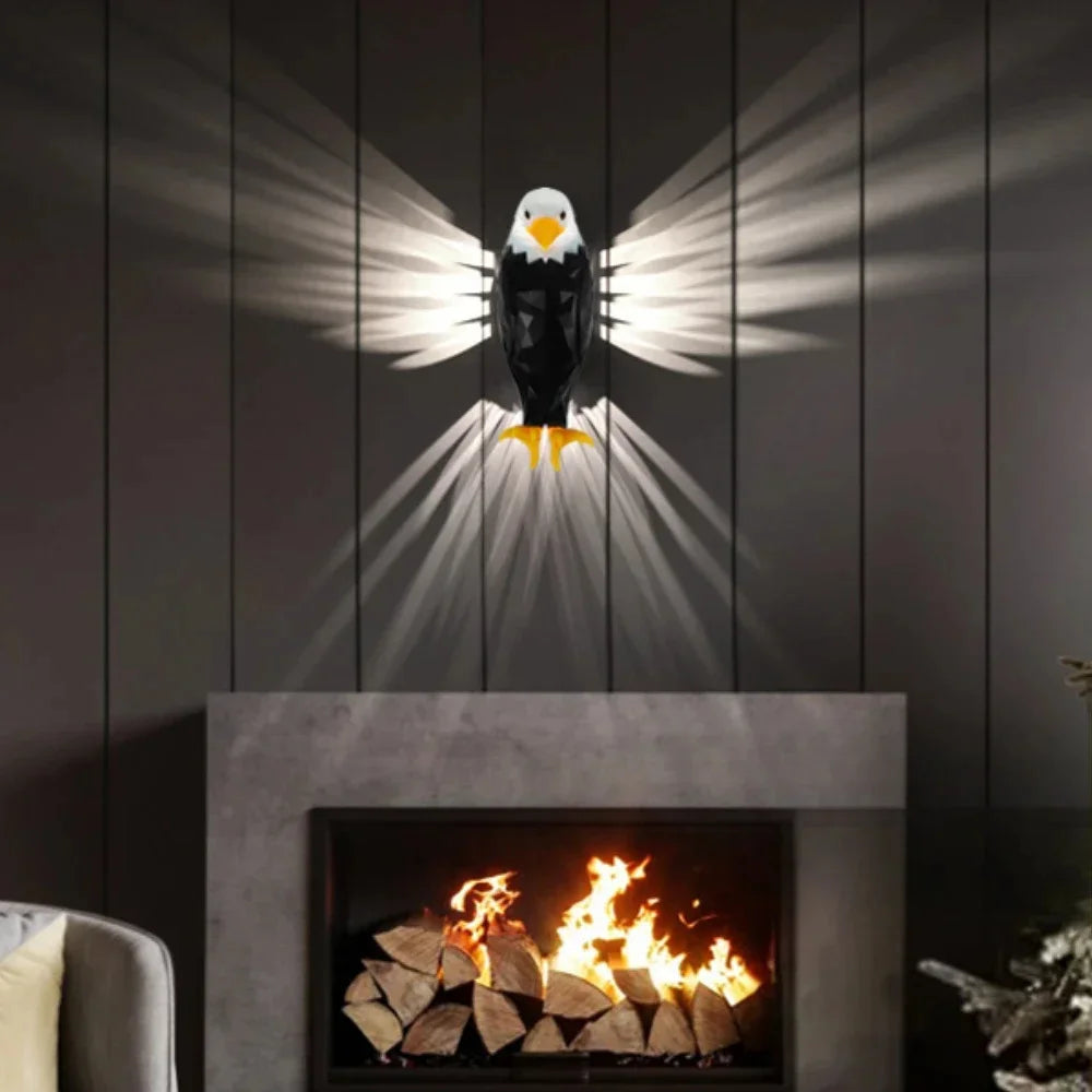 3D Home Adler Wandlampe