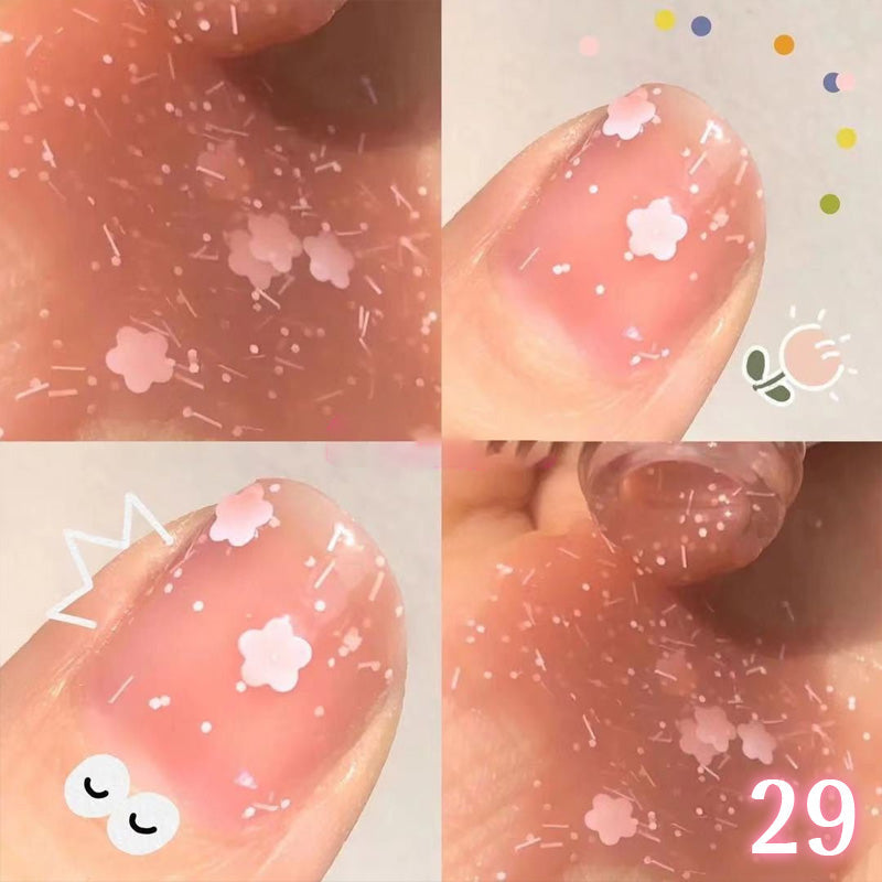 Abreißbarer Nagellack auf Wasserbasis ohne Backen