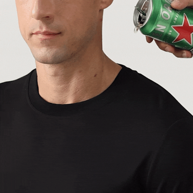 Ice Silk Herren Kurzarm-T-Shirt