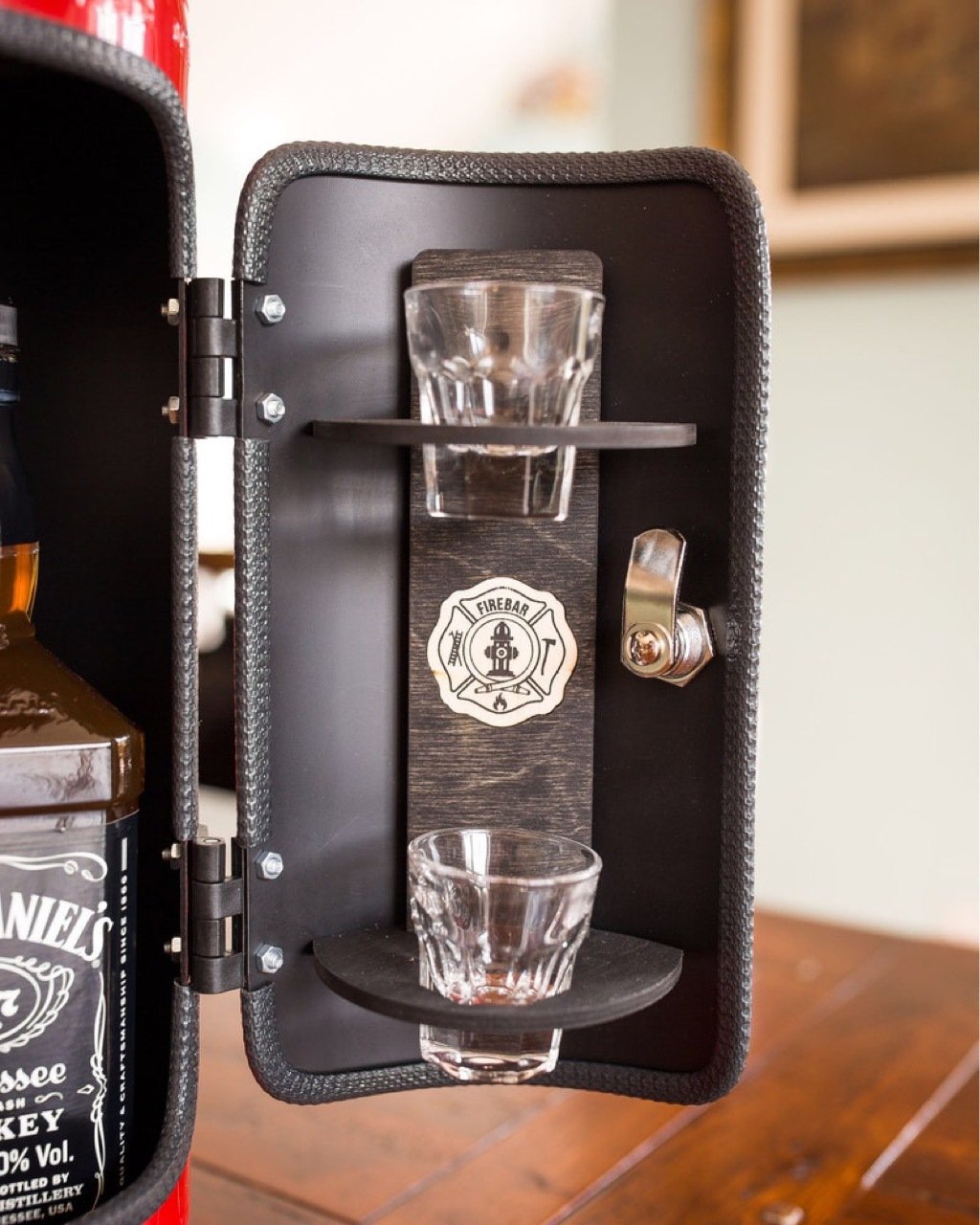 Neue Mini-Feuerlöscher-Weinschrank-Ornamente