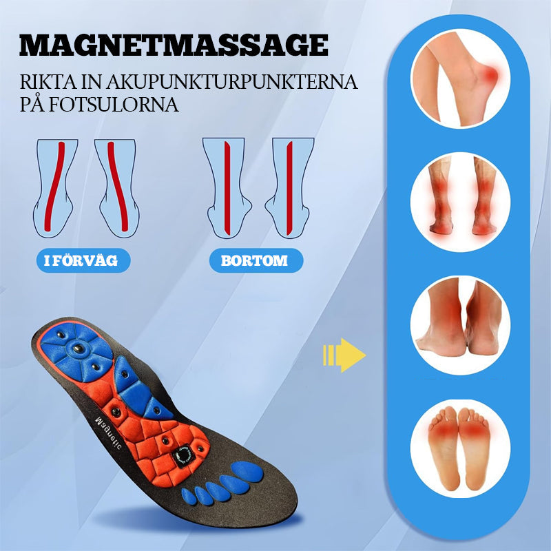 Fußmassage-Einlegesohlen/Stoßdämpfende Massage-Einlegesohlen