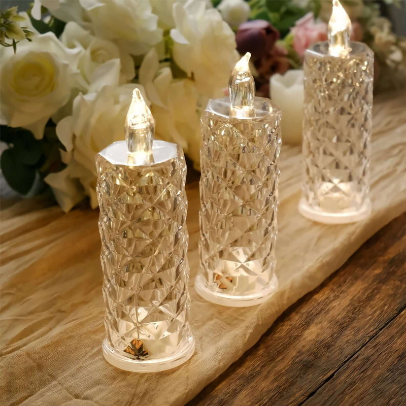 ✨ Crystal Rose Candle Light – Romantisches Leuchten ohne Chaos
