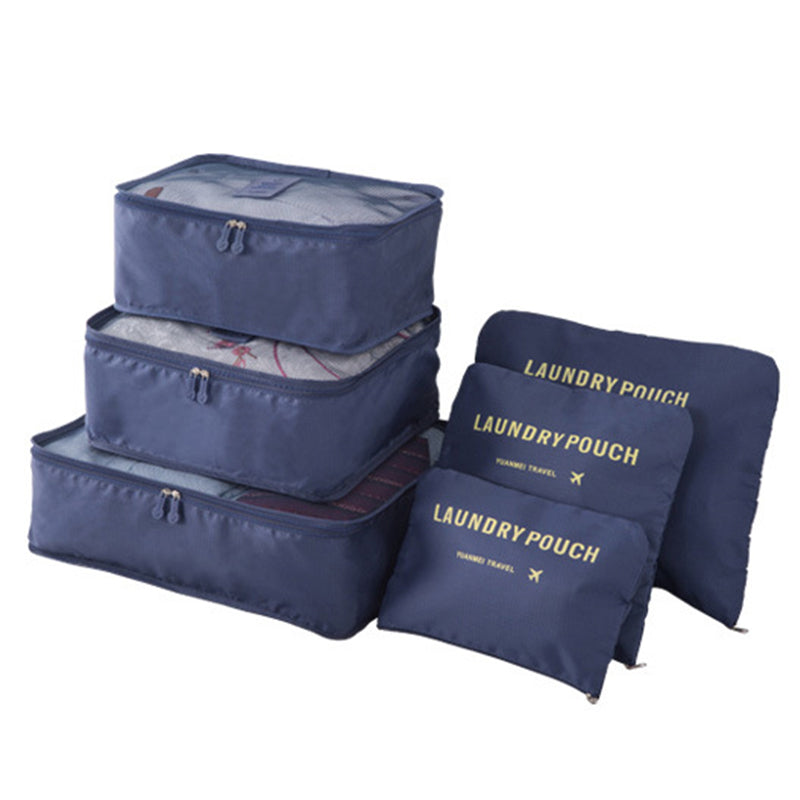 Tragbare Packwürfel für Gepäck - 6 Stück
