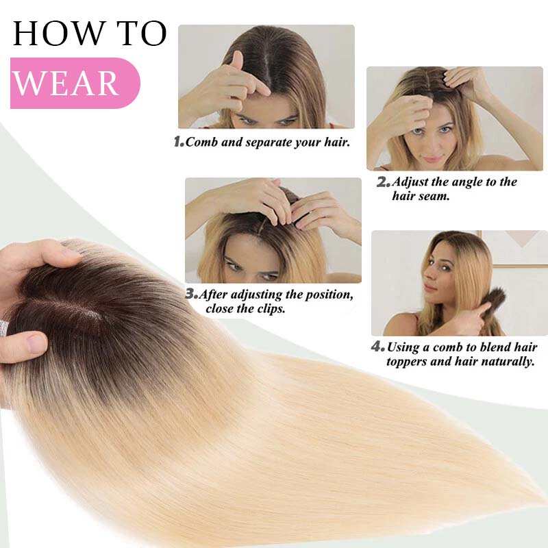 Makelloses, langgestuftes Haarteil für Damen – natürliches Volumen, ultradünne Basis, sofortiger Chic, jugendlicher Look