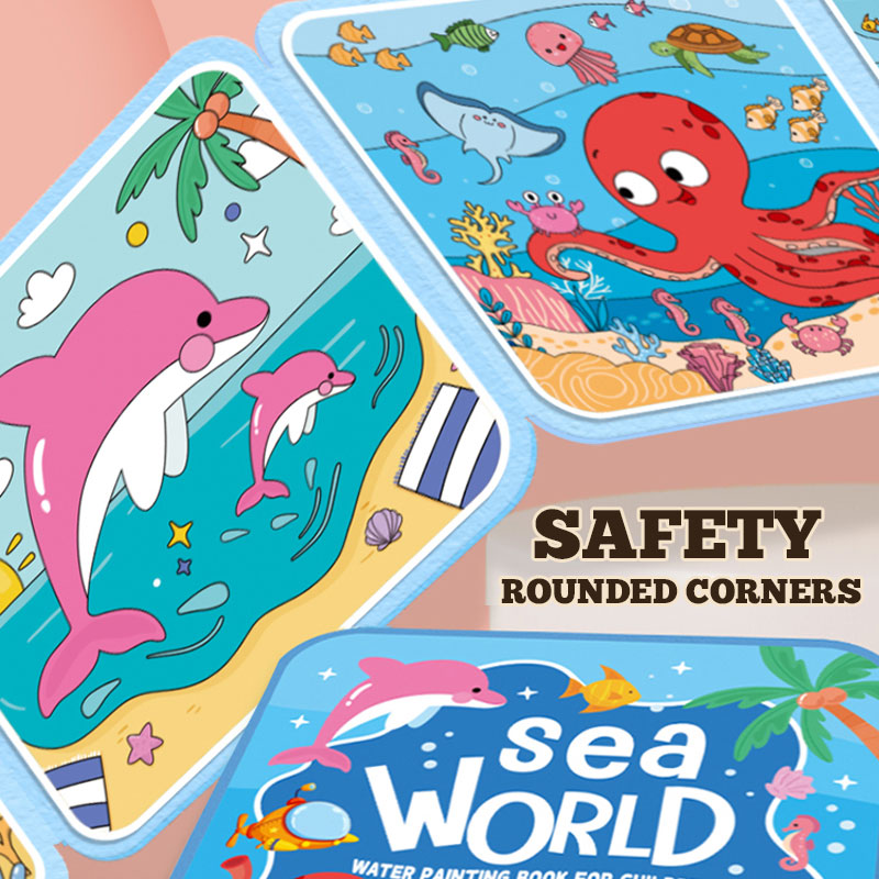 🌈 Ruhiges Wassermalbuch für Kinder 🌈