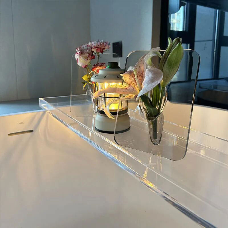Acryl-Fotorahmen, Vase, Blumenarrangement