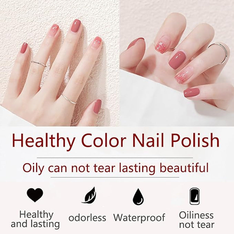 Abreißbarer Nagellack auf Wasserbasis ohne Backen