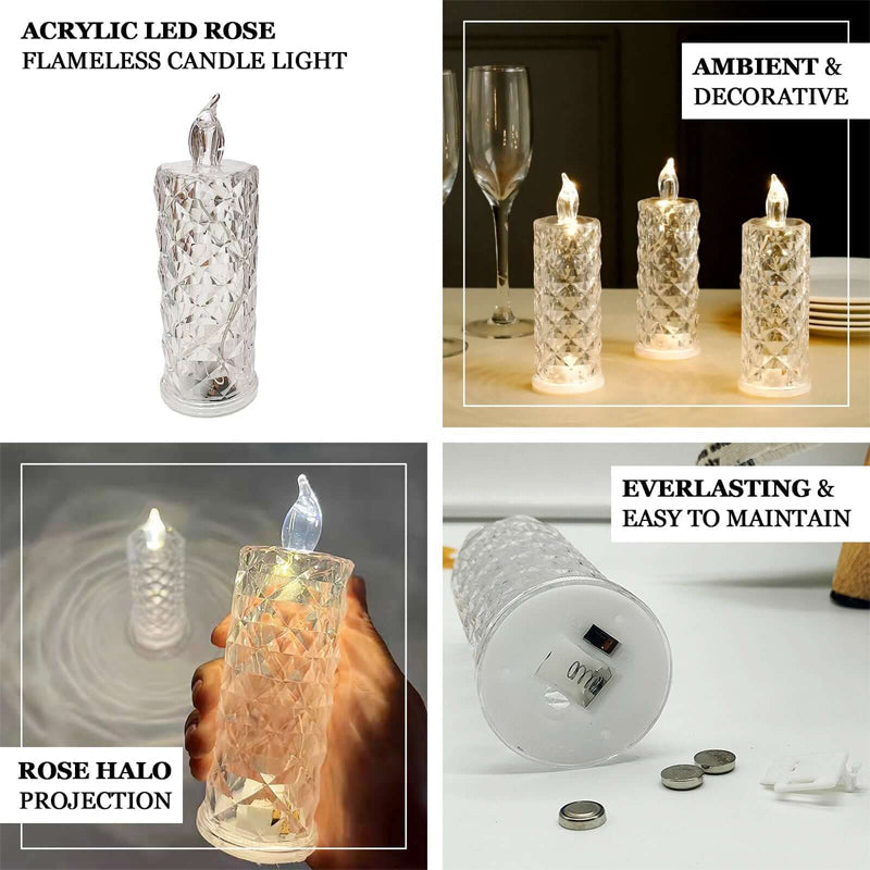 ✨ Crystal Rose Candle Light – Romantisches Leuchten ohne Chaos