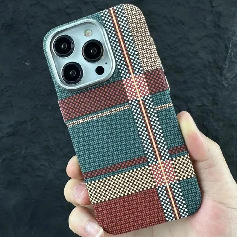 (🎁2024-Hot Sale🎁)Kevlar Carbon Fiber Handyhülle